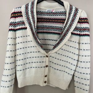 Vintage 80’s Pandora Sweater Puff sleeves New Wave Valley Girl
